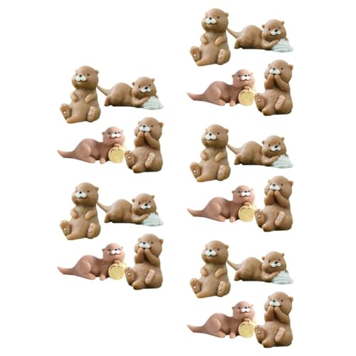 BESTonZON 20 Stück Miniatur Otter Figuren aus Harz Teilig für Kuchendekoration DIY Handwerk Garten und Terrarium Dekoration Niedliche Otter Deko für Kreative Projekte BESTonZON 20 Stück Miniatur Otter Figuren aus Harz Teilig für Kuchendekoration DIY Handwerk Garten und Terrarium Dekoration Niedliche Otter Deko für Kreative Projekte von BESTonZON