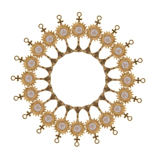 BESTonZON 20 Stück Religiöse Parteizubehör Partyschmuck Mini Goldkreuz Für Kuchen Religiöser Weihnachtsschmuck Heiligenlicht-ornamente Für Partys Harry Erste Golden Legierung BESTonZON 20 Stück Religiöse Parteizubehör Partyschmuck Mini Goldkreuz Für Kuchen Religiöser Weihnachtsschmuck Heiligenlicht-ornamente Für Partys Harry Erste Golden Legierung von BESTonZON