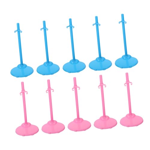 BESTonZON 20 Stück Teiliges Puppenständer Clip Kunststoff Halterung für Puppen Display Rosa Blau Sichere Befestigung Glatte Oberfläche für Figuren und Modellspielzeug BESTonZON 20 Stück Teiliges Puppenständer Clip Kunststoff Halterung für Puppen Display Rosa Blau Sichere Befestigung Glatte Oberfläche für Figuren und Modellspielzeug von BESTonZON