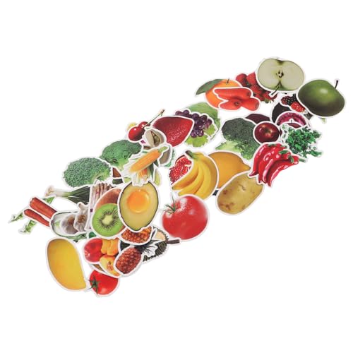 BESTonZON 200 Stück Obst und Gemüse Sticker Realistische Lebensmittel Aufkleber für Klassenzimmer Laptop Trinkflasche Scrapbook Lernspielzeug BESTonZON 200 Stück Obst und Gemüse Sticker Realistische Lebensmittel Aufkleber für Klassenzimmer Laptop Trinkflasche Scrapbook Lernspielzeug von BESTonZON
