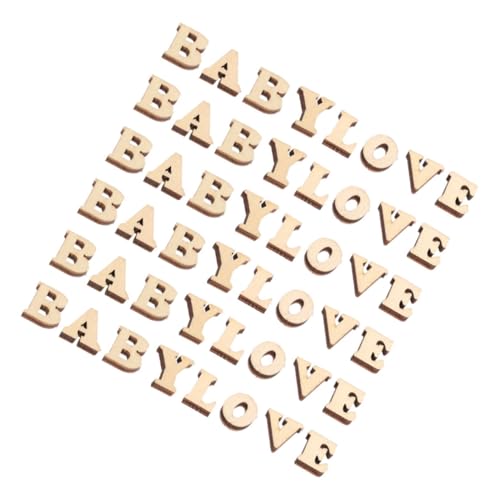 BESTonZON Unvollendetes Englisches Alphabet Aus Holz 200 Stück Buchstaben Zum Basteln Heimdekoration und für Pädagogische Aktivitäten BESTonZON Unvollendetes Englisches Alphabet Aus Holz 200 Stück Buchstaben Zum Basteln Heimdekoration und für Pädagogische Aktivitäten von BESTonZON