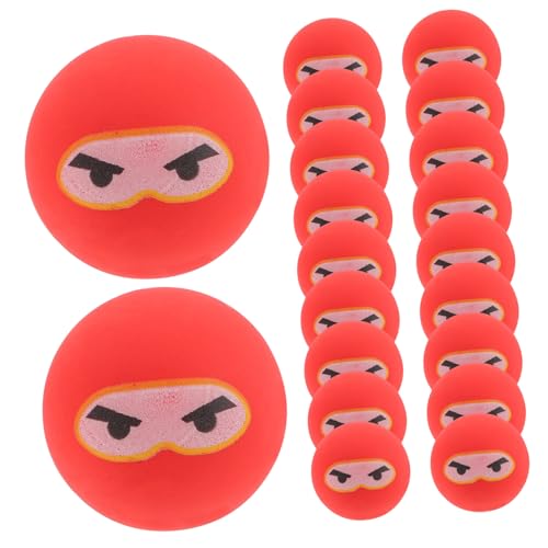 BESTonZON 20Pcs Ninja Hüpfende Ball Ninja Kinderbällchen Mini Ninja Bouncy Bälle Hüftbälle Für Ninja Geburtstag BESTonZON 20Pcs Ninja Hüpfende Ball Ninja Kinderbällchen Mini Ninja Bouncy Bälle Hüftbälle Für Ninja Geburtstag von BESTonZON