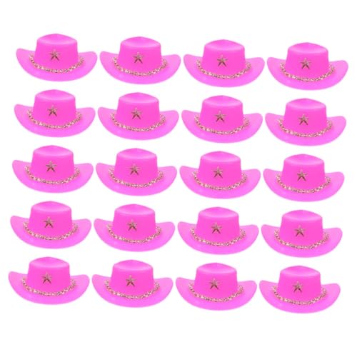 BESTonZON 20St Mini-Cowboyhut doll Accessories Zubehör für Babypuppen Geburtstagshut Puppenkleidung Puppenwagen Trucker-Hut Mütze entzückende Miniaturhüte zarte Puppenhüte Plastik BESTonZON 20St Mini-Cowboyhut doll Accessories Zubehör für Babypuppen Geburtstagshut Puppenkleidung Puppenwagen Trucker-Hut Mütze entzückende Miniaturhüte zarte Puppenhüte Plastik von BESTonZON