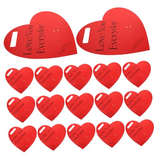 BESTonZON 20St Rosen-Geschenkpapier herzförmige Karten Blumenstrauß-Verpackungspapier für ihn party dekoration Halloween-Party begünstigt Masse Blumenbeutel für Blumensträuße rot BESTonZON 20St Rosen-Geschenkpapier herzförmige Karten Blumenstrauß-Verpackungspapier für ihn party dekoration Halloween-Party begünstigt Masse Blumenbeutel für Blumensträuße rot von BESTonZON