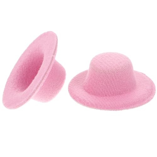 BESTonZON 20st Mini-Hut Puppe Partyhut Mini-puppenmütze Mini-Fiesta-Sombrero-Hut Cowgirl-Hut-Miniatur Miniatur-puppenhut So Tun, Als Ob Sie Puppenhausdekor Würden Rosa Stoff BESTonZON 20st Mini-Hut Puppe Partyhut Mini-puppenmütze Mini-Fiesta-Sombrero-Hut Cowgirl-Hut-Miniatur Miniatur-puppenhut So Tun, Als Ob Sie Puppenhausdekor Würden Rosa Stoff von BESTonZON