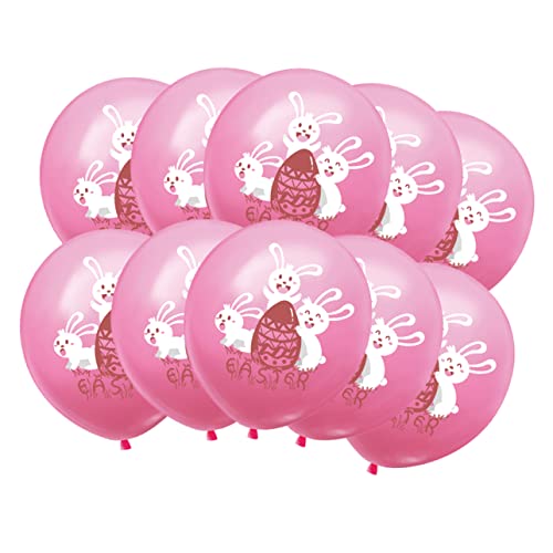 BESTonZON 20st Osterballons Luftballons Für Kinderpartys Folienballons Kaninchendekorationen Für Zu Hause Hasenballon Blase Aufblasbarer Ballon Hase Ballon Ballons Mit Kaninchendruck Rosa BESTonZON 20st Osterballons Luftballons Für Kinderpartys Folienballons Kaninchendekorationen Für Zu Hause Hasenballon Blase Aufblasbarer Ballon Hase Ballon Ballons Mit Kaninchendruck Rosa von BESTonZON