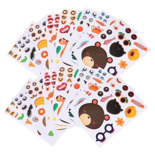 BESTonZON 24 Blatt Belohnungsaufkleber Tier Cartoon DIY Sticker für Schule und Motivation Erziehung Eltern Lehrer BESTonZON 24 Blatt Belohnungsaufkleber Tier Cartoon DIY Sticker für Schule und Motivation Erziehung Eltern Lehrer von BESTonZON
