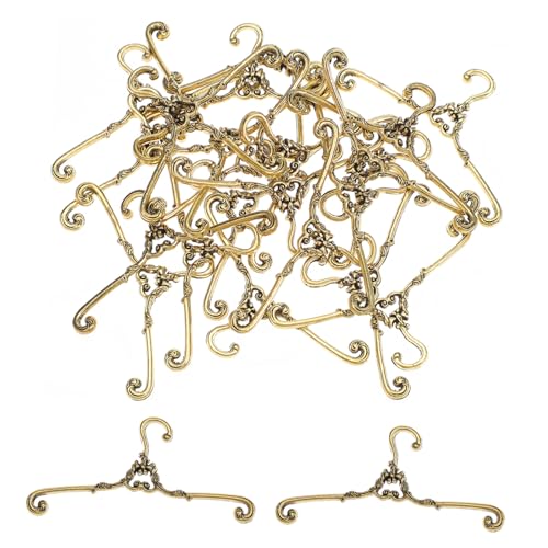 BESTonZON 24st Mini-aufhänger Babys Kleiderbügel Für Puppen Winziges Zinn Simulationsspielzeug Hauszubehör Puppenkleidung Kleidung Für Puppen Artikel Kleiden Mikro Stütze Metall BESTonZON 24st Mini-aufhänger Babys Kleiderbügel Für Puppen Winziges Zinn Simulationsspielzeug Hauszubehör Puppenkleidung Kleidung Für Puppen Artikel Kleiden Mikro Stütze Metall von BESTonZON