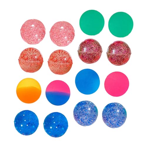 BESTonZON 25 Stück Teiliges Bunte Elastische Hüpfbälle Stressabbau Freizeit Garten Spielball für Mädchen Jungen Farberkennung und Motorischer Entwicklung BESTonZON 25 Stück Teiliges Bunte Elastische Hüpfbälle Stressabbau Freizeit Garten Spielball für Mädchen Jungen Farberkennung und Motorischer Entwicklung von BESTonZON