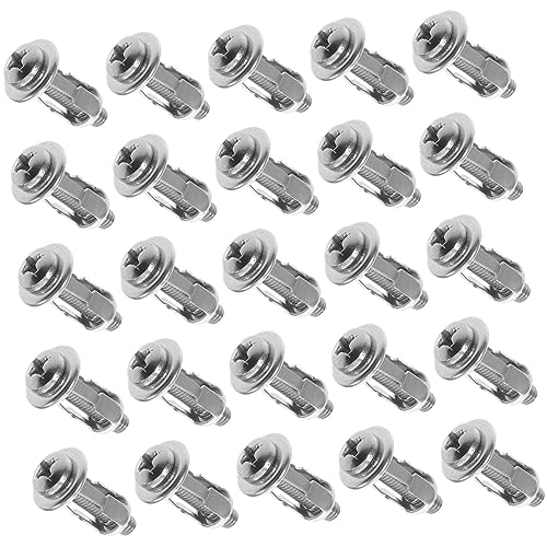 BESTonZON 25 Stück Teiliges Hohlraum Metallanker mit Petal Nut Expansion Schrauben für Dünne Türen und Eisenbleche Wiederverwendbare Spreizmutter für Trockenbau und Sichere Türbefestigung BESTonZON 25 Stück Teiliges Hohlraum Metallanker mit Petal Nut Expansion Schrauben für Dünne Türen und Eisenbleche Wiederverwendbare Spreizmutter für Trockenbau und Sichere Türbefestigung von BESTonZON