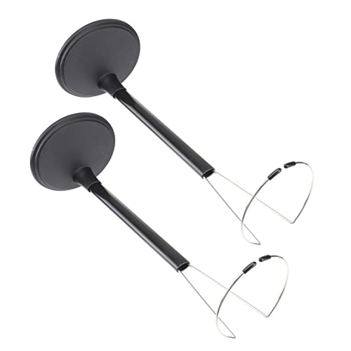 BESTonZON 2Stücke Kreativer Puppenständer Tragbarer Halter für Puppen Verstellbarer Display Rack für Heim und Ladengebrauch Schwarz Platzsparend und Einfach zu Transportieren von BESTonZON