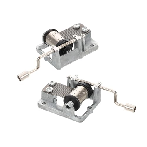 BESTonZON 2stücke Spieluhr Mechanismus Mit Handkurbel - Für DIY-projekte Metallmechanismus Spieluhrzubehör Für Basteln Und Geschenke BESTonZON 2stücke Spieluhr Mechanismus Mit Handkurbel - Für DIY-projekte Metallmechanismus Spieluhrzubehör Für Basteln Und Geschenke von BESTonZON