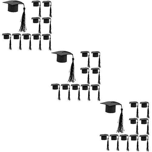 BESTonZON 3 Sätze Arzt Hut Dekoration Grad Kuchendeckel Meister Aufkleber Hochzeit Massenabschluss Promoviert Sterne Cupcake Topper Abschlussball Kappe Vor Black Vlies 10 Stück * 3 BESTonZON 3 Sätze Arzt Hut Dekoration Grad Kuchendeckel Meister Aufkleber Hochzeit Massenabschluss Promoviert Sterne Cupcake Topper Abschlussball Kappe Vor Black Vlies 10 Stück * 3 von BESTonZON