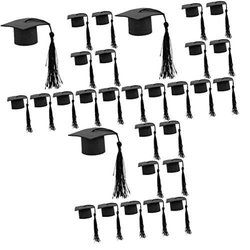 BESTonZON 3 Sätze Arzt Hut Dekoration Partygeschenke Für Absolventen Promoviert Massenabschluss Grad Boxen Abschluss-cupcake-zwischenlagen Kuchendeckel Quaste Gold Black Vlies 10 Stück * 3 BESTonZON 3 Sätze Arzt Hut Dekoration Partygeschenke Für Absolventen Promoviert Massenabschluss Grad Boxen Abschluss-cupcake-zwischenlagen Kuchendeckel Quaste Gold Black Vlies 10 Stück * 3 von BESTonZON