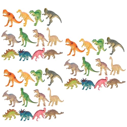 BESTonZON 3 Sätze Dinosaurier-Spielzeug Tischdekoration Geschenk für Jungen kindergeburtstags mitgebsel Dino Figuren Tier Mädchenspielzeug Dinosaurier-Modell Kinderspielzeug Schreibtisch von BESTonZON