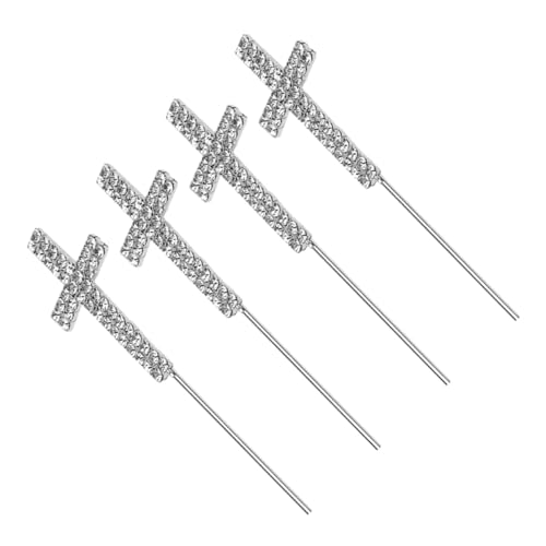 BESTonZON 3 Sätze Kucheneinsatz Kuchendekorationszubehör Strass Kreuz Tortenaufsatz Kreuz Dekorationen Kreuz Kuchendekoration Kreuz-cupcake-picks Kreuzdekor Strasssteine Silver 4 Stück * 3 BESTonZON 3 Sätze Kucheneinsatz Kuchendekorationszubehör Strass Kreuz Tortenaufsatz Kreuz Dekorationen Kreuz Kuchendekoration Kreuz-cupcake-picks Kreuzdekor Strasssteine Silver 4 Stück * 3 von BESTonZON