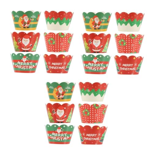 BESTonZON 3 Sätze Weihnachtsdekorationsrand Essbar Alles Zum Geburtstag Dekorationen Cupcake-boxen Hochzeitstorte Topper Cupcake-liner Cupcake -stand 250 G Weißer Karton 6 Stück * 3 BESTonZON 3 Sätze Weihnachtsdekorationsrand Essbar Alles Zum Geburtstag Dekorationen Cupcake-boxen Hochzeitstorte Topper Cupcake-liner Cupcake -stand 250 G Weißer Karton 6 Stück * 3 von BESTonZON