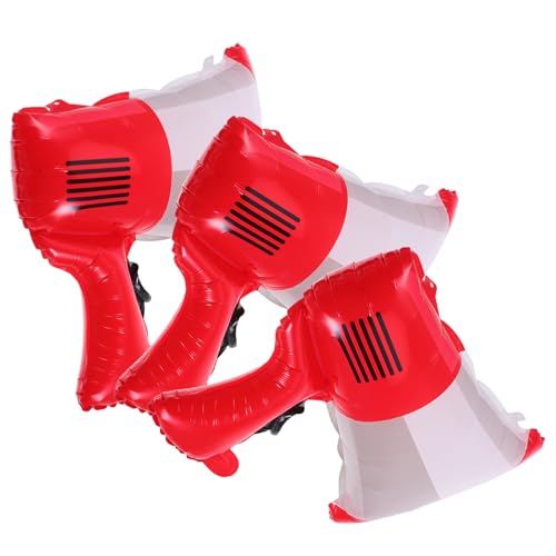BESTonZON 3 Stück Feuerwehr Ballon Teiliges Deko für Kindergeburtstag Party Dekoration für Feuerwehr Themenfeiern Langlebige und Auffällige Luftballons von BESTonZON