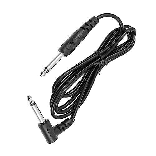 BESTonZON 3 Stück Gitarrenkabel Langlebige Audioverbindung für Gitarre Akustikgitarre und Lautsprecher Hochwertige Flexible Verbindungskabel mit Hoher Abschirmung und Minimaler Schwarz von BESTonZON