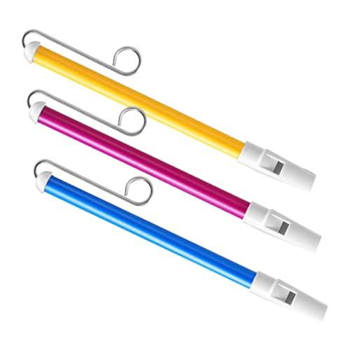 BESTonZON 3 Stück Teiliges Slide Whistle Musikinstrument Robust Glatte Kanten für Geburtstagsfeiern und Musikalische von Mädchen Jungen von BESTonZON