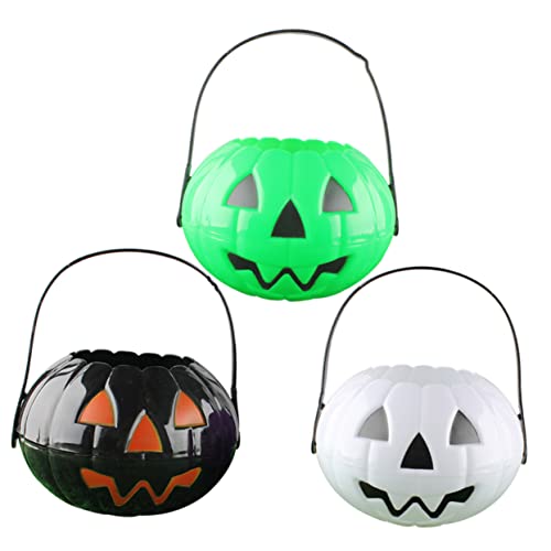 BESTonZON 3 Stücke Halloween Kürbisse Halloween Halloween Kessel Leckereien Für Halloween Kürbis Prop Schwarz BESTonZON 3 Stücke Halloween Kürbisse Halloween Halloween Kessel Leckereien Für Halloween Kürbis Prop Schwarz von BESTonZON