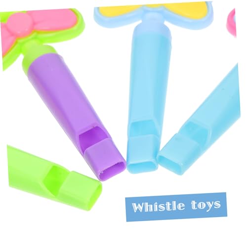 BESTonZON 30 Stück Teiliges Kreatives Pfeifenspielzeug im Lutscher windrad design Bunte Kinderpfeifen für Party Spiele Festivals Robust und Langlebig für Kindergeburtstag Zufällige Farbe von BESTonZON