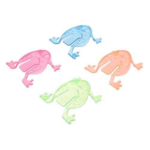BESTonZON 30 Stück Teiliges Springspielzeug Kunststofffrösche Bunte Kinderparty Mitgebsel Lustige Hüpfspielzeuge Sichere Eltern Junge Mädchen Unterhaltung Zufällige Farbe Zufällige Farbe von BESTonZON