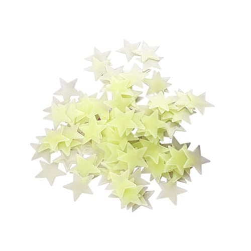 BESTonZON 300stücke Leuchtende Sternen Wandsticker Fluoreszierende Wanddekoration Für Kinderzimmer Schlafzimmer Decke Grün Dekoration Für Jungen Und Mädchen von BESTonZON