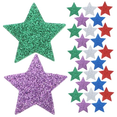 BESTonZON 300 Stück Teiliges Stern Sticker aus Schimmerndem Schaumstoff Selbstklebend für Scrapbooking Basteln und DIY Dekoration Langlebig und Vielseitig für Kreative Projekte BESTonZON 300 Stück Teiliges Stern Sticker aus Schimmerndem Schaumstoff Selbstklebend für Scrapbooking Basteln und DIY Dekoration Langlebig und Vielseitig für Kreative Projekte von BESTonZON