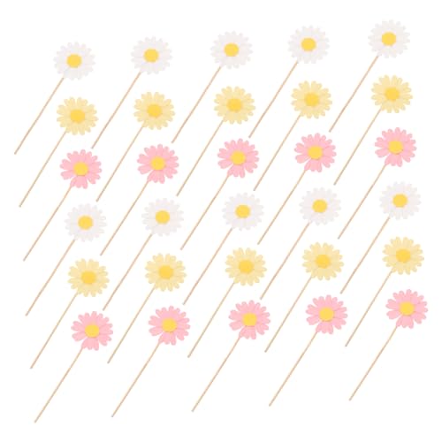 BESTonZON 36Stücke Kuchendekorationen für Geburtstagsfeiern Blumen Toppers für Muffins Babyparty und Frühlingsfestlichkeiten BESTonZON 36Stücke Kuchendekorationen für Geburtstagsfeiern Blumen Toppers für Muffins Babyparty und Frühlingsfestlichkeiten von BESTonZON