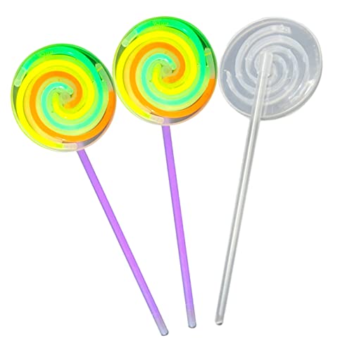 BESTonZON 3St fluoreszierender Lutscher Rave- zappeln Leuchtender Lutscher Im Dunkeln leuchtendes Kinderspielzeug Große Leuchtstäbe Party-Requisite Plastik BESTonZON 3St fluoreszierender Lutscher Rave- zappeln Leuchtender Lutscher Im Dunkeln leuchtendes Kinderspielzeug Große Leuchtstäbe Party-Requisite Plastik von BESTonZON