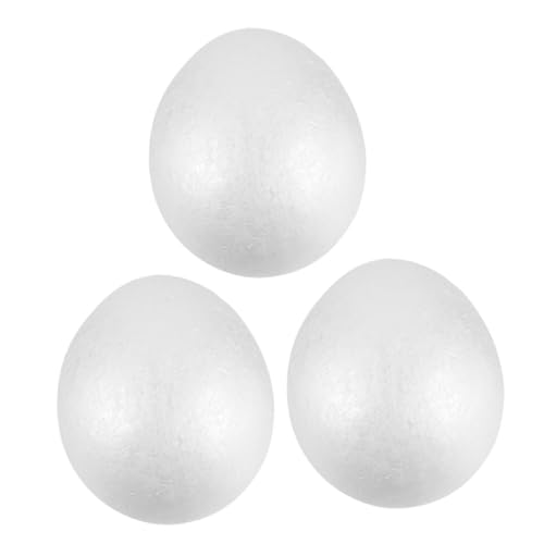 BESTonZON 3st Osterdeko-eier Gefälschte Eier Stielspielzeug Eier Bunt Spielzeugeier Eier Malen Leeres Osterei Eierdekorationen Für Den Desktop Rohling Schäumt Ei Leere Ostereier Schaum Weiß BESTonZON 3st Osterdeko-eier Gefälschte Eier Stielspielzeug Eier Bunt Spielzeugeier Eier Malen Leeres Osterei Eierdekorationen Für Den Desktop Rohling Schäumt Ei Leere Ostereier Schaum Weiß von BESTonZON