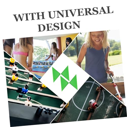 BESTonZON 4 STÜCKE Dreieckiger Tischkicker Eckenschutz aus Grünem Abs Schutz für Billard und Fußballtische Kantenschutz Tischfußball Zubehör BESTonZON 4 STÜCKE Dreieckiger Tischkicker Eckenschutz aus Grünem Abs Schutz für Billard und Fußballtische Kantenschutz Tischfußball Zubehör von BESTonZON