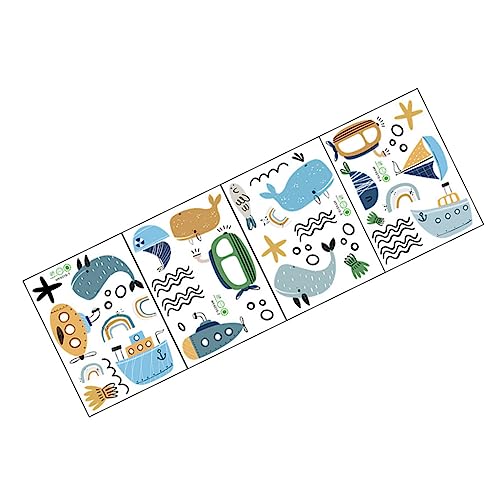 BESTonZON Kinderzimmer Wandaufkleber Für Jungen Und Mädchen Von 4 Cartoon Fisch Wandaufkleber BESTonZON Kinderzimmer Wandaufkleber Für Jungen Und Mädchen Von 4 Cartoon Fisch Wandaufkleber von BESTonZON