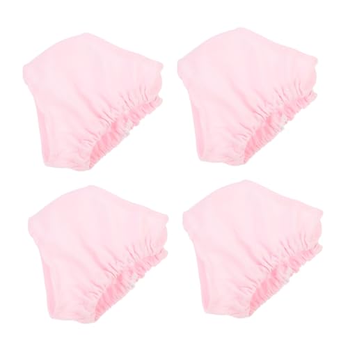 BESTonZON 4 Stück Puppenhöschen puppenkleidung Puppen Kleidung Spielzeugpuppen-Accessoires puppenhauszubehör Puppenmode Miniaturen Pyjama Mein Leben Puppenzubehör Mini-Höschen Stoff Rosa von BESTonZON