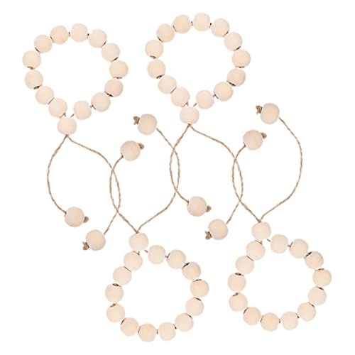 BESTonZON 4 Stück Serviettenringe aus Holzperle Herbst Serviettenhalter Serviettenverschluss Hochzeit Tischtuch Ring Serviettenhalter für Stoffservietten hölzern Serviettenschnalle BESTonZON 4 Stück Serviettenringe aus Holzperle Herbst Serviettenhalter Serviettenverschluss Hochzeit Tischtuch Ring Serviettenhalter für Stoffservietten hölzern Serviettenschnalle von BESTonZON