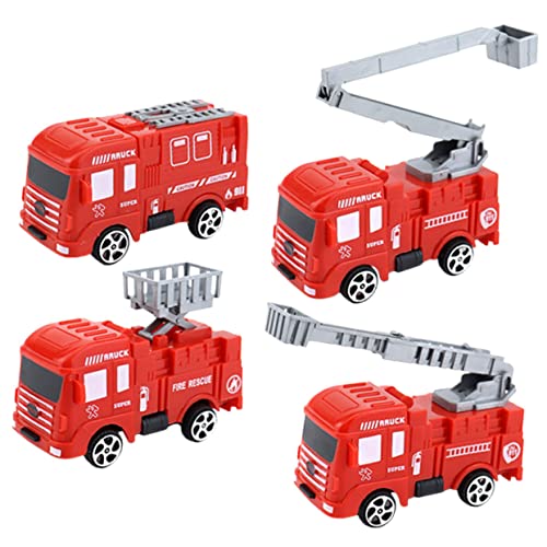BESTonZON 4 Stück Spielzeugauto Feuerwehrauto fire Truck Toy Feuerwehrauto- Kuchen backen Ornamente Feuerwehrschmuck Dekoration für die Feuerwehrparty Plastik rot BESTonZON 4 Stück Spielzeugauto Feuerwehrauto fire Truck Toy Feuerwehrauto- Kuchen backen Ornamente Feuerwehrschmuck Dekoration für die Feuerwehrparty Plastik rot von BESTonZON