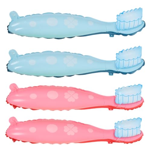 BESTonZON 4 Stück Teiliges Großes Zahnbürsten folienballon Übergroße Partydekoration für Kleinkinder Bunte Rosa und Blaue Luftballons für Shower Geburtstag und Kinderfeiern BESTonZON 4 Stück Teiliges Großes Zahnbürsten folienballon Übergroße Partydekoration für Kleinkinder Bunte Rosa und Blaue Luftballons für Shower Geburtstag und Kinderfeiern von BESTonZON