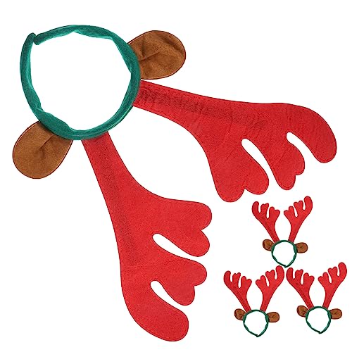 BESTonZON 4 Stück Weihnachtsgeweih Stirnband Weihnachtsbaumkostüm Rentier-stirnband Geweih Weihnachten Hundegeweih Halloween-stirnband Für Frauen Weihnachtsoutfit Für Hunde Kunststoff Rot BESTonZON 4 Stück Weihnachtsgeweih Stirnband Weihnachtsbaumkostüm Rentier-stirnband Geweih Weihnachten Hundegeweih Halloween-stirnband Für Frauen Weihnachtsoutfit Für Hunde Kunststoff Rot von BESTonZON