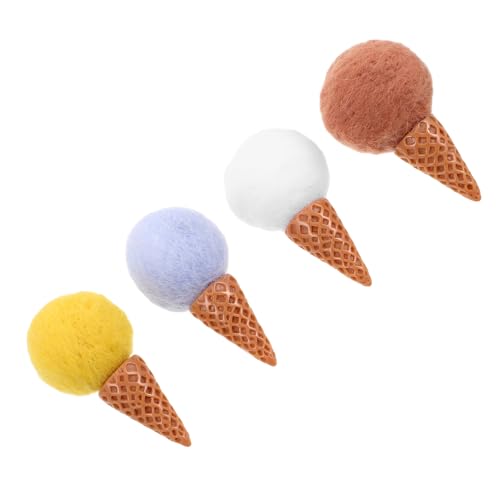 BESTonZON 4stücke Teiliges Gefilzte Eiscreme-Dekorationen Für -projekte Bunte Woll-Eiscreme- Für Kinderfotografie Party-Accessoires Und Kreative Bastelideen BESTonZON 4stücke Teiliges Gefilzte Eiscreme-Dekorationen Für -projekte Bunte Woll-Eiscreme- Für Kinderfotografie Party-Accessoires Und Kreative Bastelideen von BESTonZON
