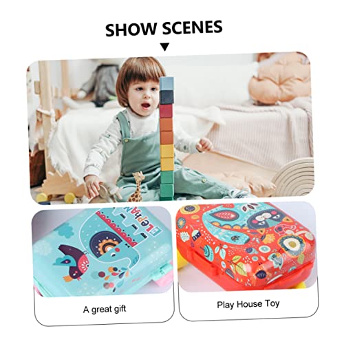 BESTonZON 4stücke Teiliges Junge Mädchen Trolley Case Spielzeug Sicheres Und Kreatives Rollenspielzeug Für Junge Mädchen Tragbarer Koffer Für Fantasievolles Spielen Stil Zufällig BESTonZON 4stücke Teiliges Junge Mädchen Trolley Case Spielzeug Sicheres Und Kreatives Rollenspielzeug Für Junge Mädchen Tragbarer Koffer Für Fantasievolles Spielen Stil Zufällig von BESTonZON
