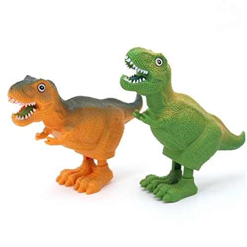 BESTonZON 4stücke Aufziehspielzeug Dinosaurier Kunststoff Lustige Dinosaurier Für Ostern Partytüten Und Kreative Spielstunden Farben Zufällig von BESTonZON