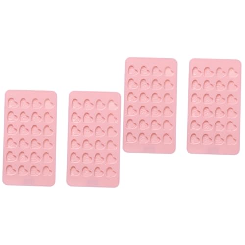 BESTonZON 4stücke Herz Silikon Kuchenform Fächer Für Schokolade Fondant Und Tortendekoration Für Backen Für Zuhause Und Professionelle Bäckereien BESTonZON 4stücke Herz Silikon Kuchenform Fächer Für Schokolade Fondant Und Tortendekoration Für Backen Für Zuhause Und Professionelle Bäckereien von BESTonZON
