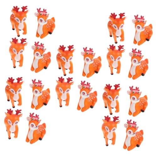 BESTonZON 5 Sätze Mikro-landschaftsverzierung Hirsch Cupcake Topper Gnom Animal Figures Tooniesfiguren Cartoon-miniatur-hirschfiguren Cartoon-hirschfiguren Pvc 4 Stück * 5 BESTonZON 5 Sätze Mikro-landschaftsverzierung Hirsch Cupcake Topper Gnom Animal Figures Tooniesfiguren Cartoon-miniatur-hirschfiguren Cartoon-hirschfiguren Pvc 4 Stück * 5 von BESTonZON