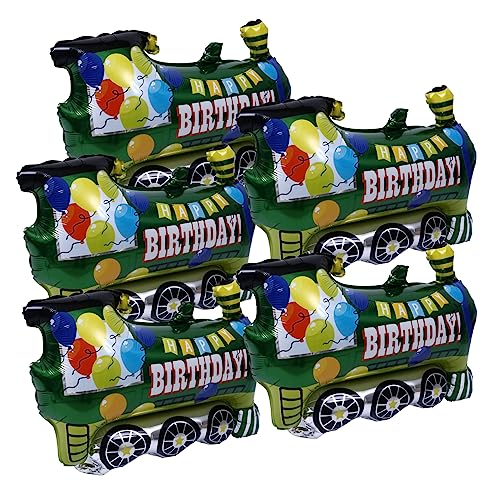 BESTonZON 5 Stück Transportballon Für Geburtstag Party Rennwagen Bunt Thematisiert Auto Ballondekoration Luftballons Mit Fahrzeugform Fahrzeugballons Aluminiumfolie BESTonZON 5 Stück Transportballon Für Geburtstag Party Rennwagen Bunt Thematisiert Auto Ballondekoration Luftballons Mit Fahrzeugform Fahrzeugballons Aluminiumfolie von BESTonZON