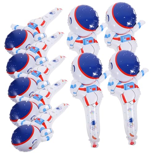 BESTonZON 50 Stück Astronaut Folienballons Handheld Leichte Aluminiumfolie Party Deko für Weltraum Themen Wand und Deckenhänger für Kindergeburtstag und Festgestaltung BESTonZON 50 Stück Astronaut Folienballons Handheld Leichte Aluminiumfolie Party Deko für Weltraum Themen Wand und Deckenhänger für Kindergeburtstag und Festgestaltung von BESTonZON