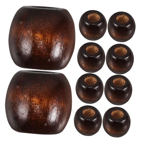BESTonZON 50 Stück Holzperlen Abakus Perlen Kit Gürtel Leuchtende Stützstange Spiegelhalterung Kugelhalterung Auto Aschenbecher Blanko Würfel Kleintier Dekoration Aufsteigender BESTonZON 50 Stück Holzperlen Abakus Perlen Kit Gürtel Leuchtende Stützstange Spiegelhalterung Kugelhalterung Auto Aschenbecher Blanko Würfel Kleintier Dekoration Aufsteigender von BESTonZON