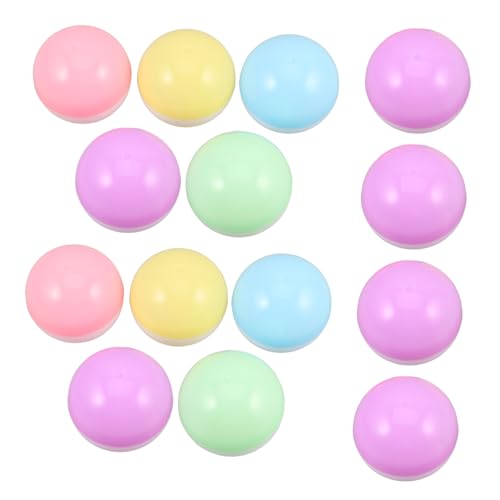 BESTonZON 50 Stück Leere Wiederbefüllbare Macaron Farbene Kunststoffkapseln Runde Kleine Behälter für Diy Basteln Partys und Automatische Verkaufsautomaten BESTonZON 50 Stück Leere Wiederbefüllbare Macaron Farbene Kunststoffkapseln Runde Kleine Behälter für Diy Basteln Partys und Automatische Verkaufsautomaten von BESTonZON