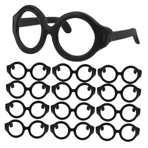BESTonZON 50 Stück Puppenbrillen Zubehör Runde Cartoon Brille für Puppen Accessoires für Kreative DIY Projekte Leicht und Langlebig für Puppenhaus Dekoration BESTonZON 50 Stück Puppenbrillen Zubehör Runde Cartoon Brille für Puppen Accessoires für Kreative DIY Projekte Leicht und Langlebig für Puppenhaus Dekoration von BESTonZON
