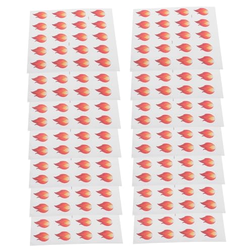 BESTonZON 500 Pcs Flammenaufkleber Kleine Etikettenaufkleber Feuer Aufkleber Etikettenaufkleber Für Gläser Dekorative Etiketten Für Gläser Küchenetiketten Für Behälter PVC BESTonZON 500 Pcs Flammenaufkleber Kleine Etikettenaufkleber Feuer Aufkleber Etikettenaufkleber Für Gläser Dekorative Etiketten Für Gläser Küchenetiketten Für Behälter PVC von BESTonZON